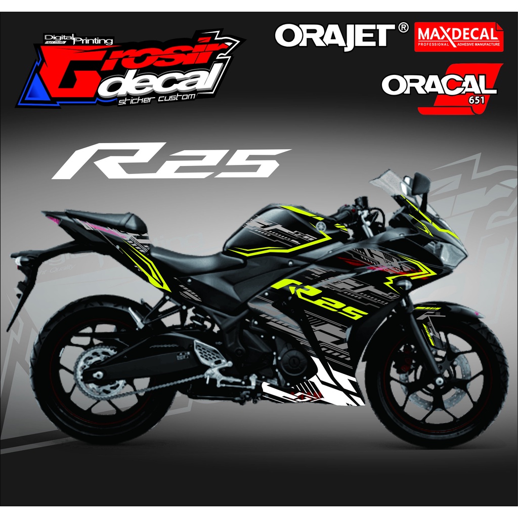 decal sticker yamaha r25