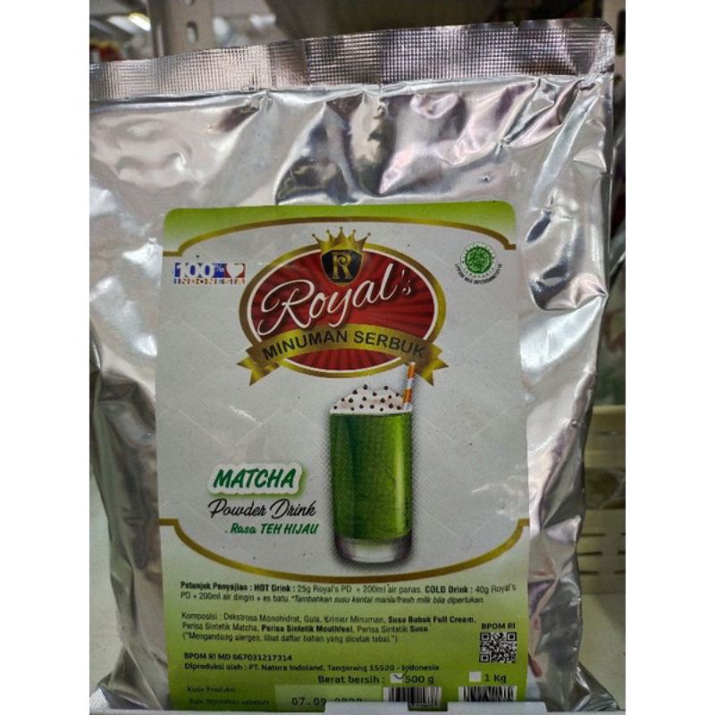 

ROYAL COKLATNYA DAN MATCHA 500GR