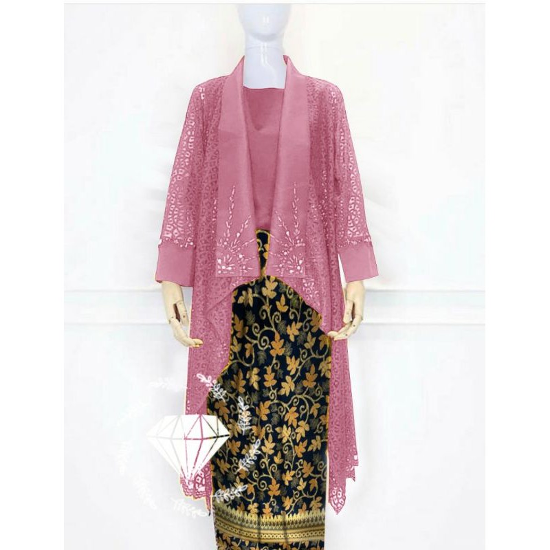 SET KEBAYA AMELIA BRUKAT (REAL PIC)