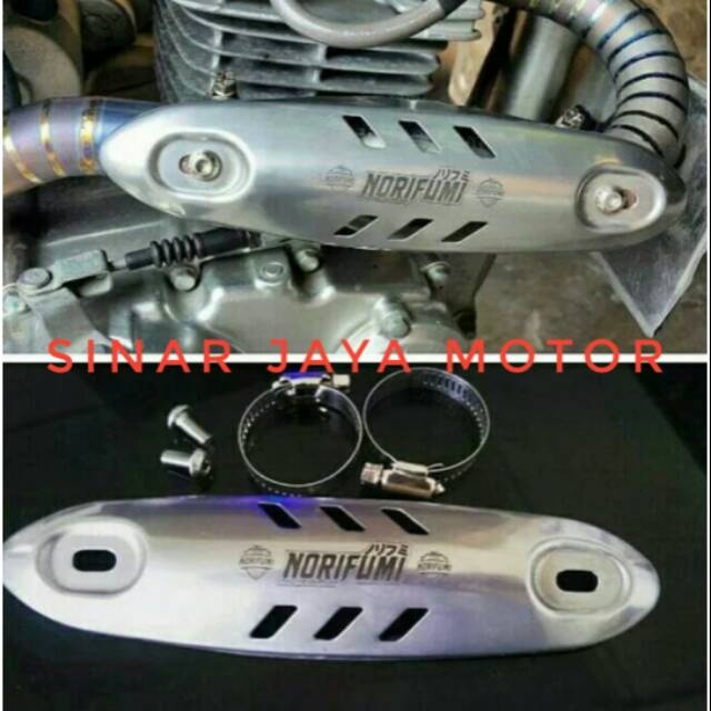 Pelindung knalpot pipa norifumi klx