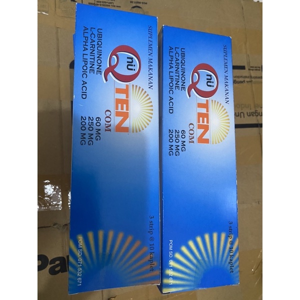 NU Q TEN COM / box / 30 kapsul