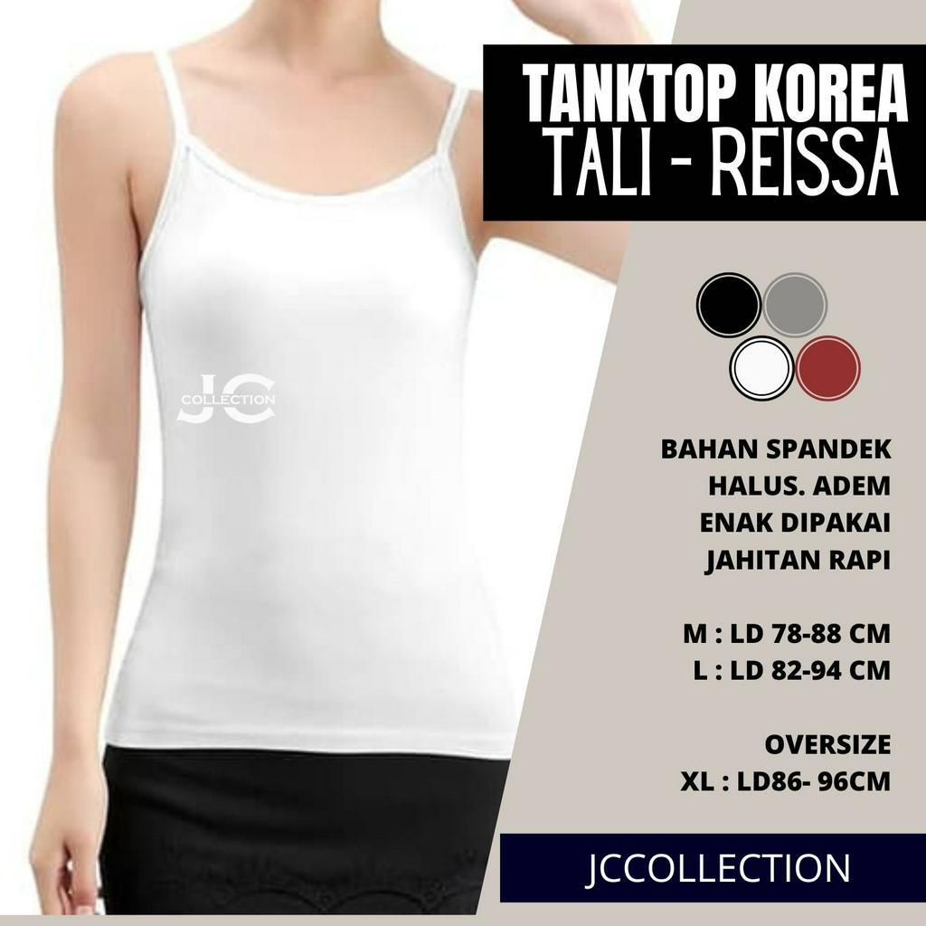 Tanktop Singlet Tali Kecil Wanita Ressa  - JCCollections