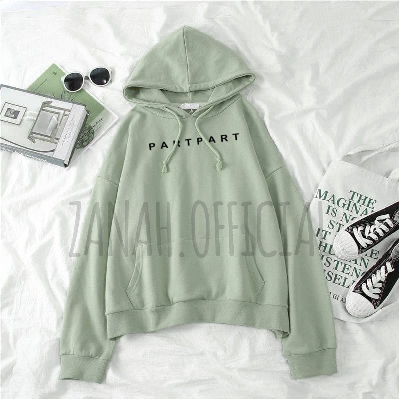 Hoodie Partpart Wanita Korean Style Kekinian Terbaru