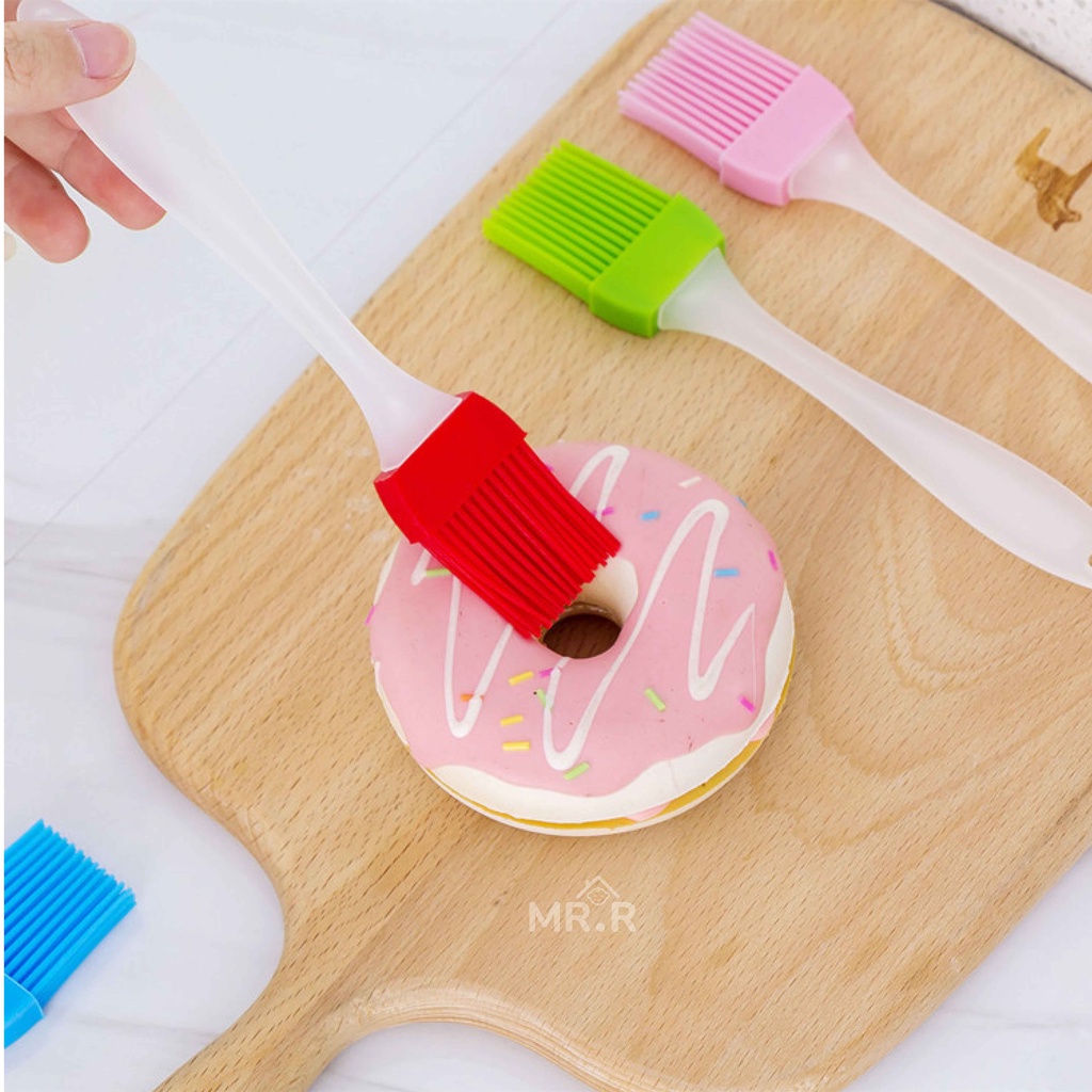 Kuas Silikon Kuas Kue Koas Silikon Kuas Mentega Kuas Silicon Kuas Masak Silicone Brush Perlengkapan Dapur