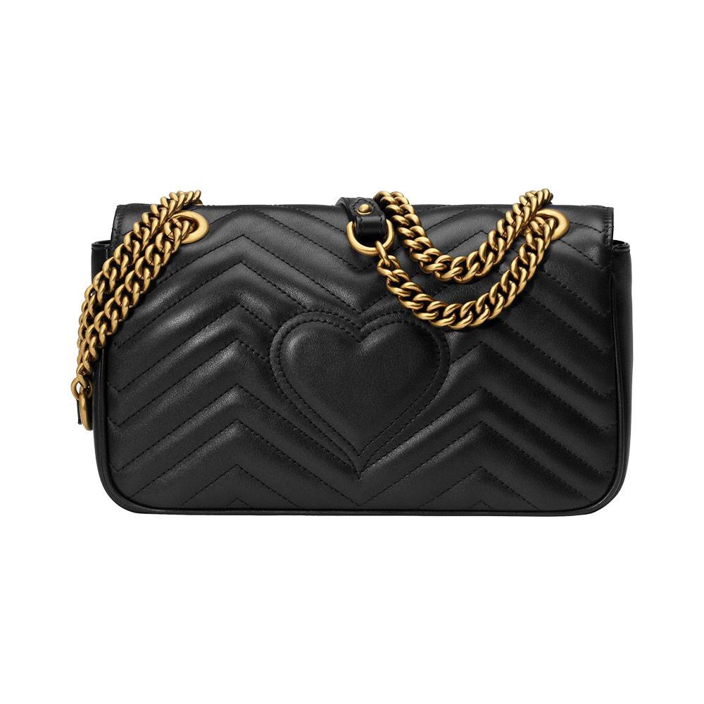 GG Marmont Small Cross-body Bag - Black 100% Authentic