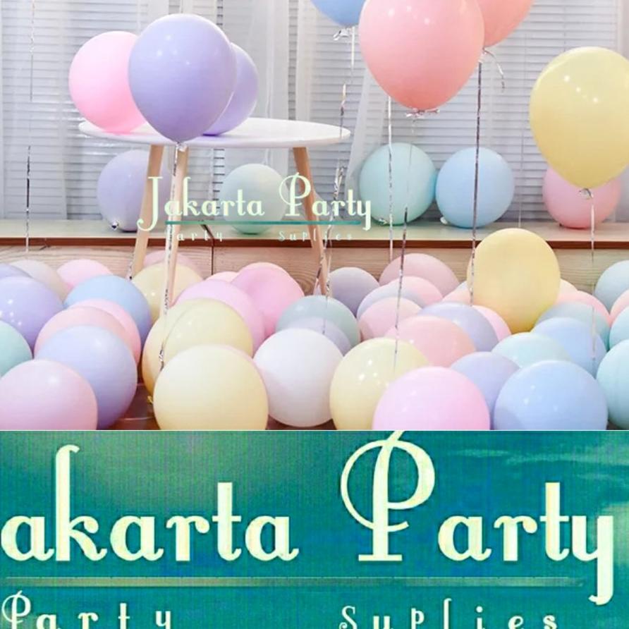 Balon Latex Macaron 1 PACK ISI 100 Pcs / Balon Per Pack / Balon Pastel