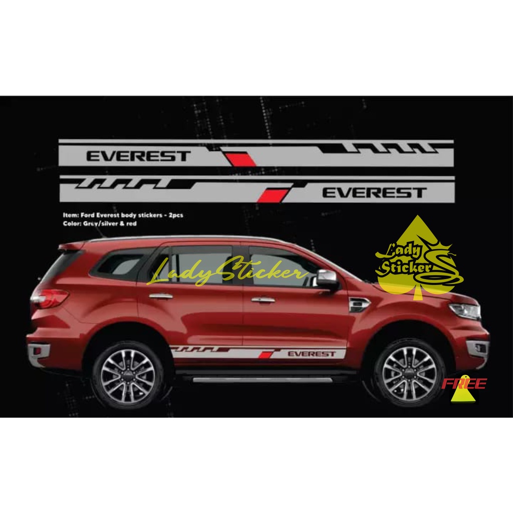 STRIPING STICKER MOBIL FORT EVEREST STIKER LIST MOBIL FORD EVEREST