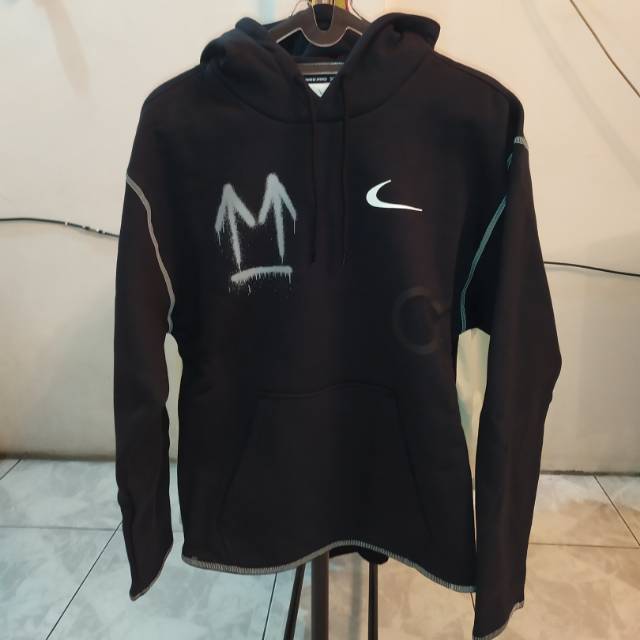 Jaket Hoodie Off-white x Nike NRG Ru asymmetric hoodie
