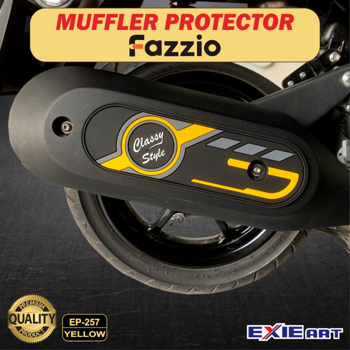 Muffler Protector Knalpot Fazzio - Aksesoris Yamaha Fazzio
