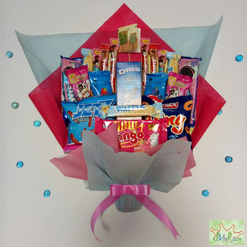 

BUKET SNACK dR 61 | SNACK JAJAN | KADO WISUDA/ULTAH