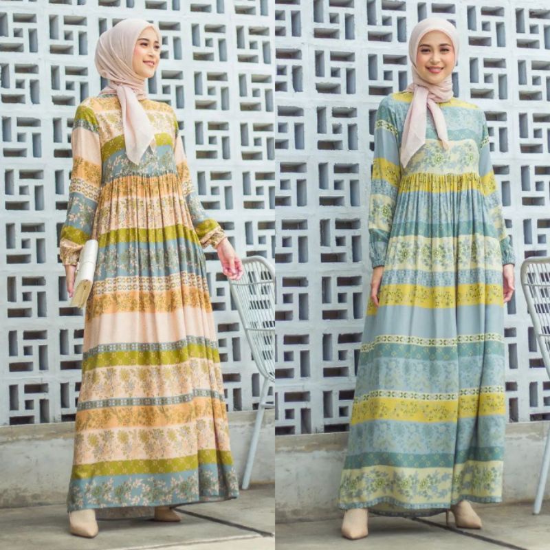 GAMIS WANITA TERBARU|GAMIS RAYON PREMIUM|BAJU GAMIS WANITA KEKINIAN
