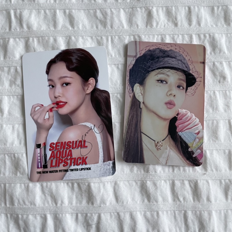 [take all] Blackpink Jennie Jisoo photocard pc - 4+1 ice cream ic + hera