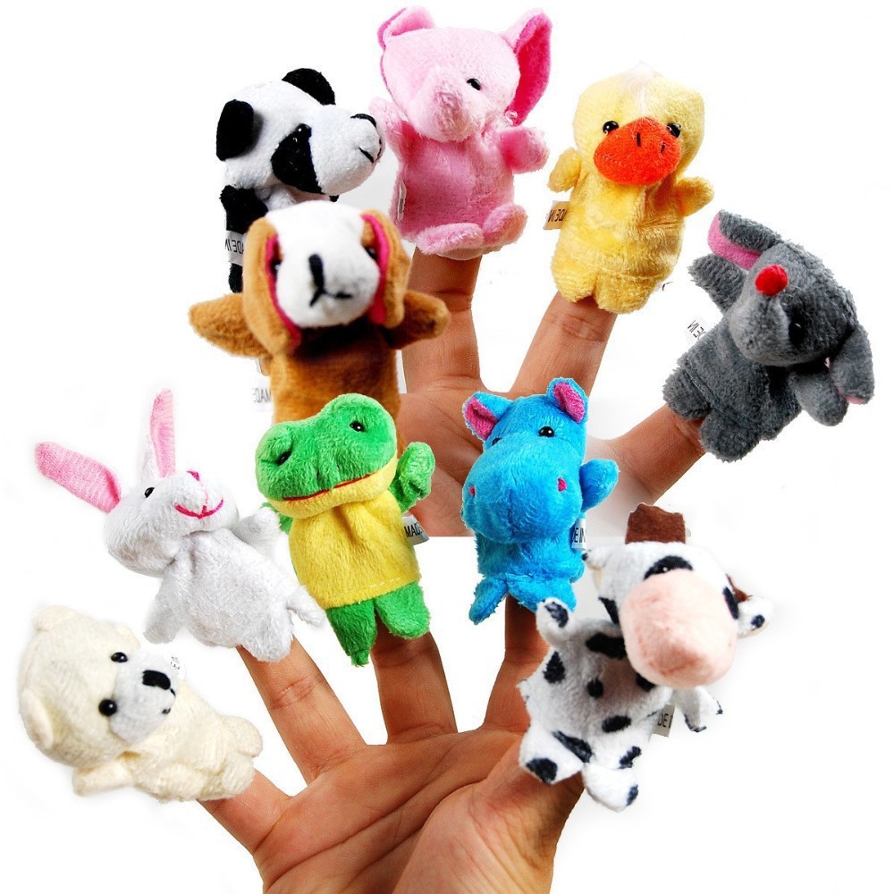Bonjar Boneka Jari Binatang Premium Seri 10 Hewan Animal Finger