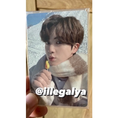 BTS JIN WINTER PACKAGE PHOTOCARD / PC