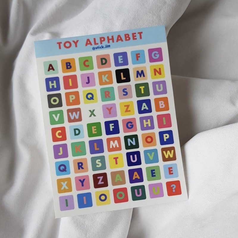 

Stiker Huruf Alphabet