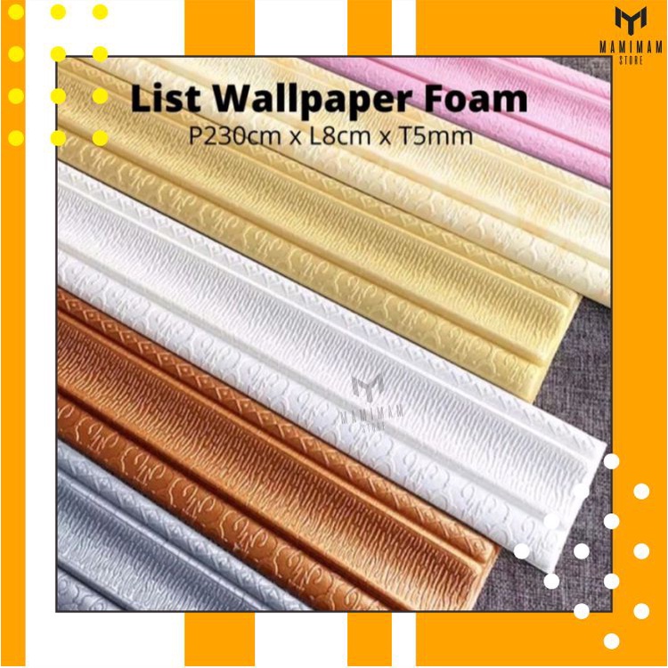 Jual Lis Wallpaper Dinding D Border Walpaper D Wallfoam Wall Border