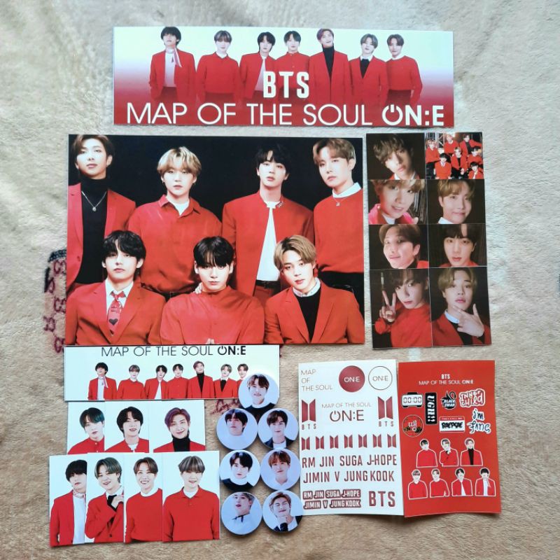 PAKET HEMAT BTS MAP OF THE SOUL ON:E(FANKIT!!)