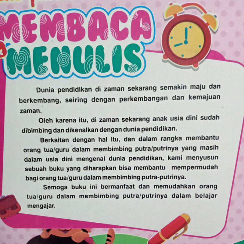 Buku Aku Pintar Membaca &amp; Menulis