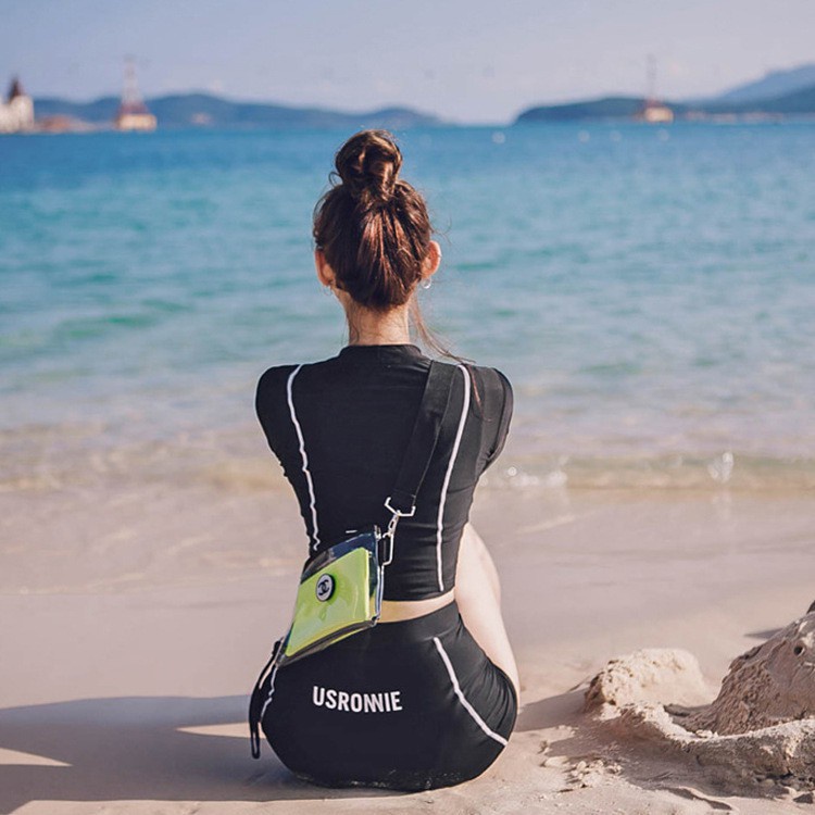 Swimsuit Baju Renang Wanita Diving Rashguard Lengan Panjang Two Piece Untuk Surfing Dalika