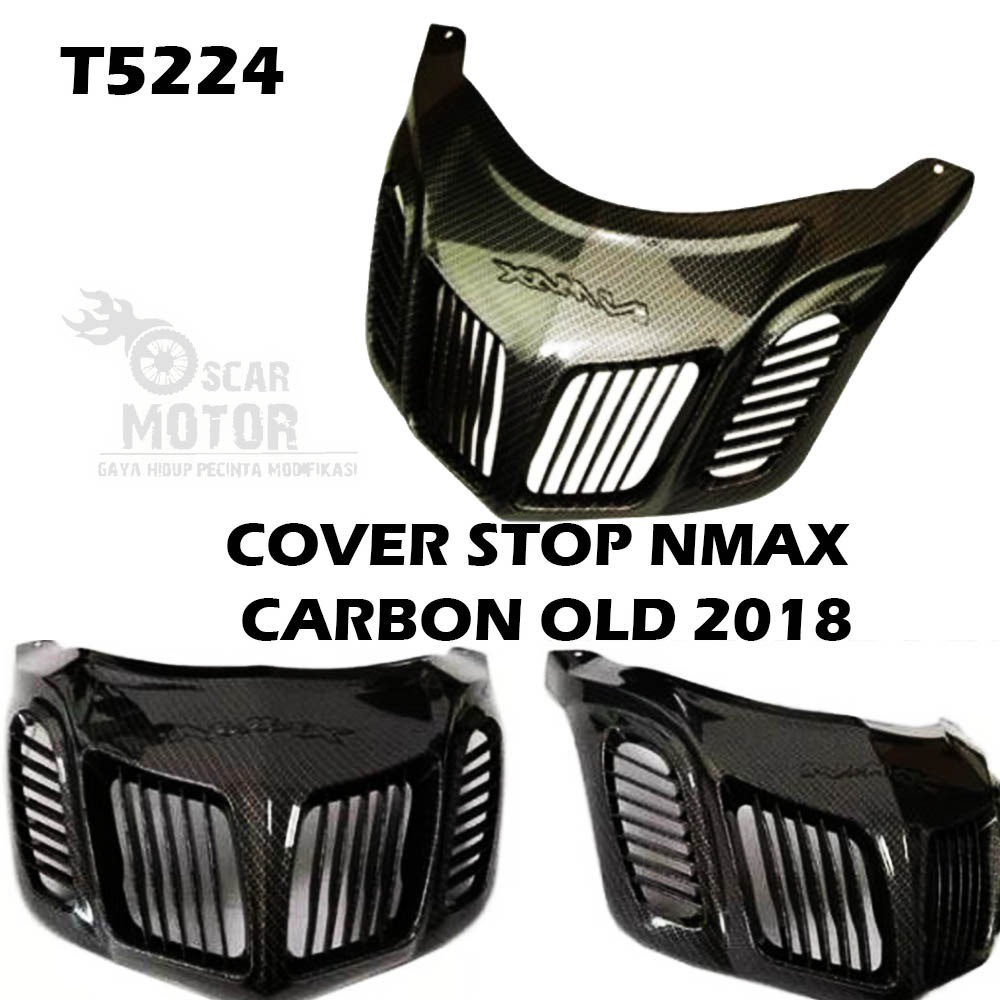 COVER STOP LAMP YAMAHA NMAX OLD 2018 ABS KARBON COSTUM CELUP VARIASI