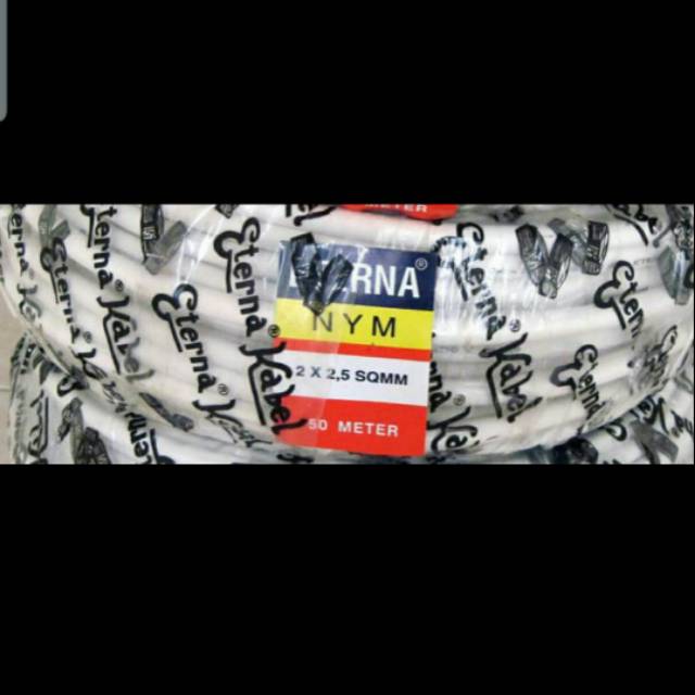 Kabel NYM 2x2.5 @ 50 meter Eterna