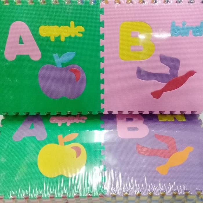 Karpet Evamat Puzzle Abjad Gambar
