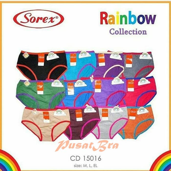 Celana Dalam Sorex Rainbow CD Sorex 15016 - M