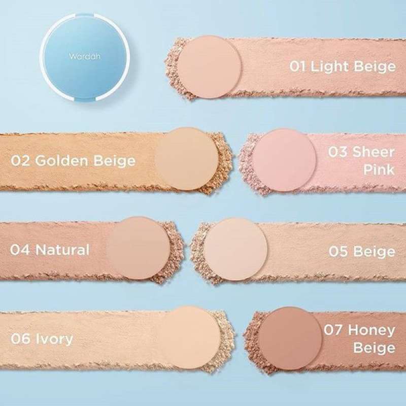 Wardah Lightening Powder Foundation Lighte Feel Fullsize / Refill (GROSIR)