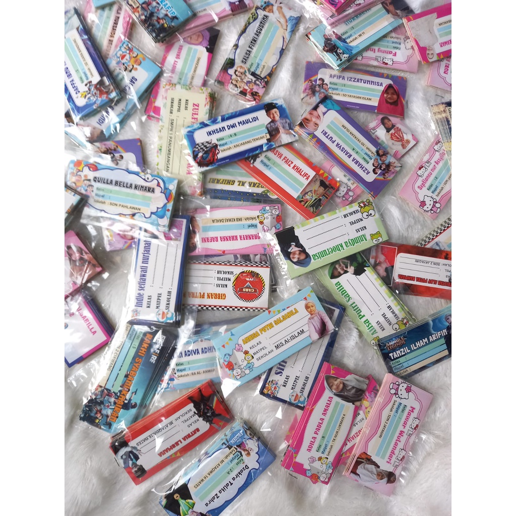 

STIKER BUKU MATA PELAJARAN SEKOLAH CUSTOM FOTO & NAMA