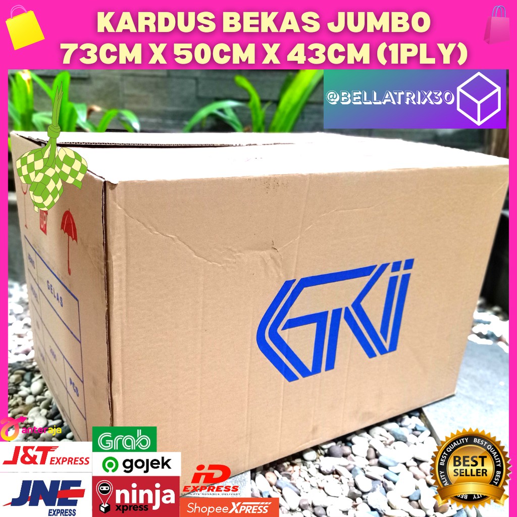 Jual Kardus Bekas Jumbo/Dus Bekas Besar/Box Packing Besar/Kardus ...