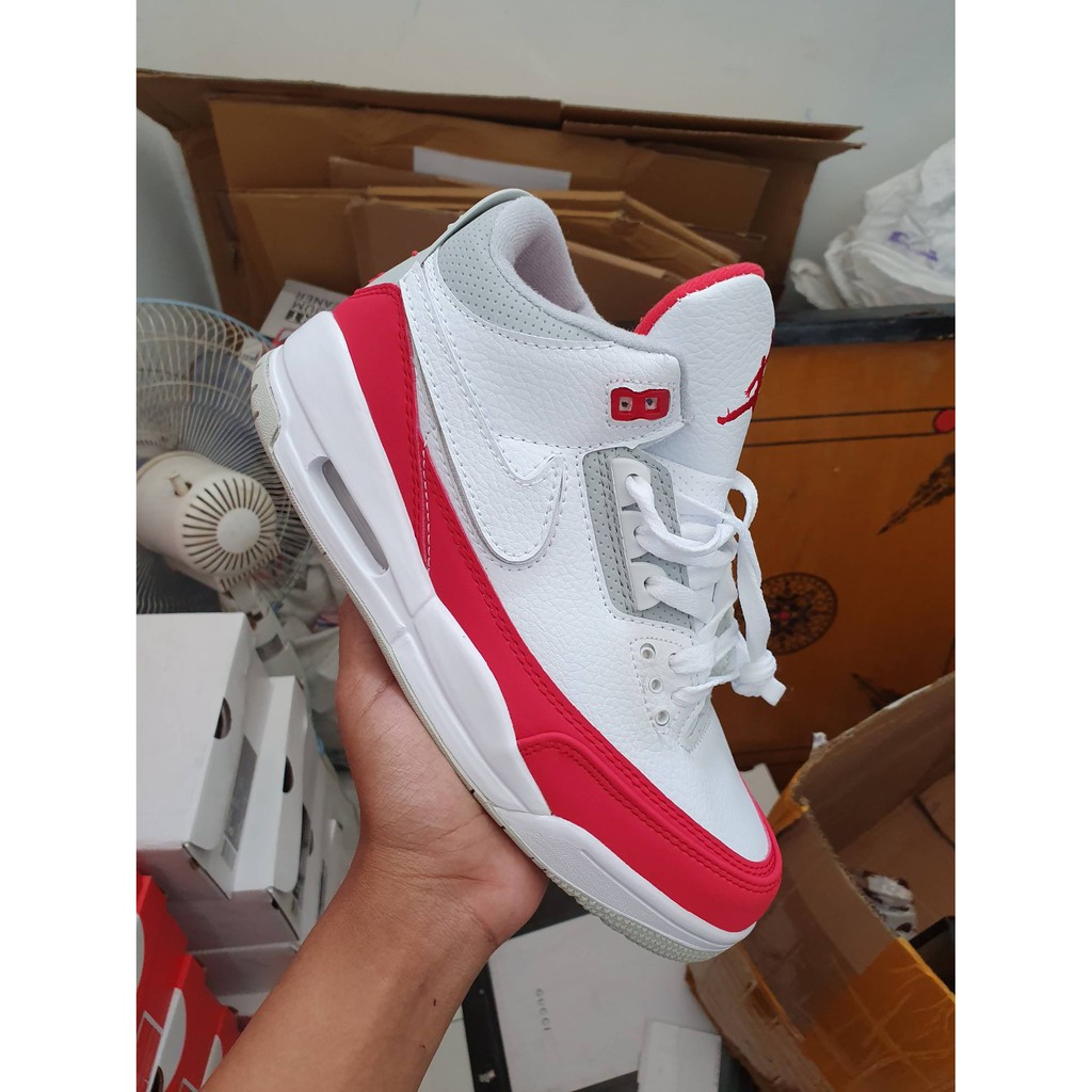 sepatu premium Jordan 3 tinker airmax white rise