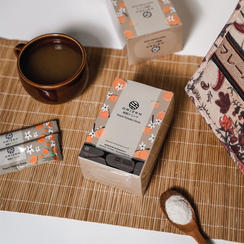 

ORIZEN PEACH DETOK TEA COLLAGEN
