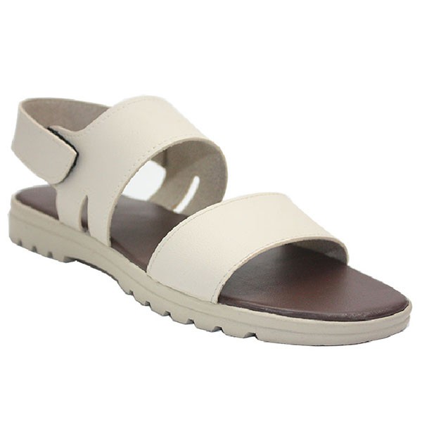 Klensia Sendal Wanita Flat Women Sandal Krem 671-008 - Cream