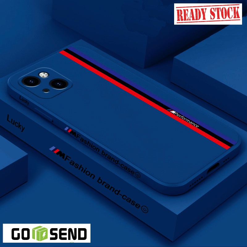 Case BMW Strip Realme C12 C15 C21 C25 Narzo 20 30A Casing Liquid TPU Dove With pelindung kamera