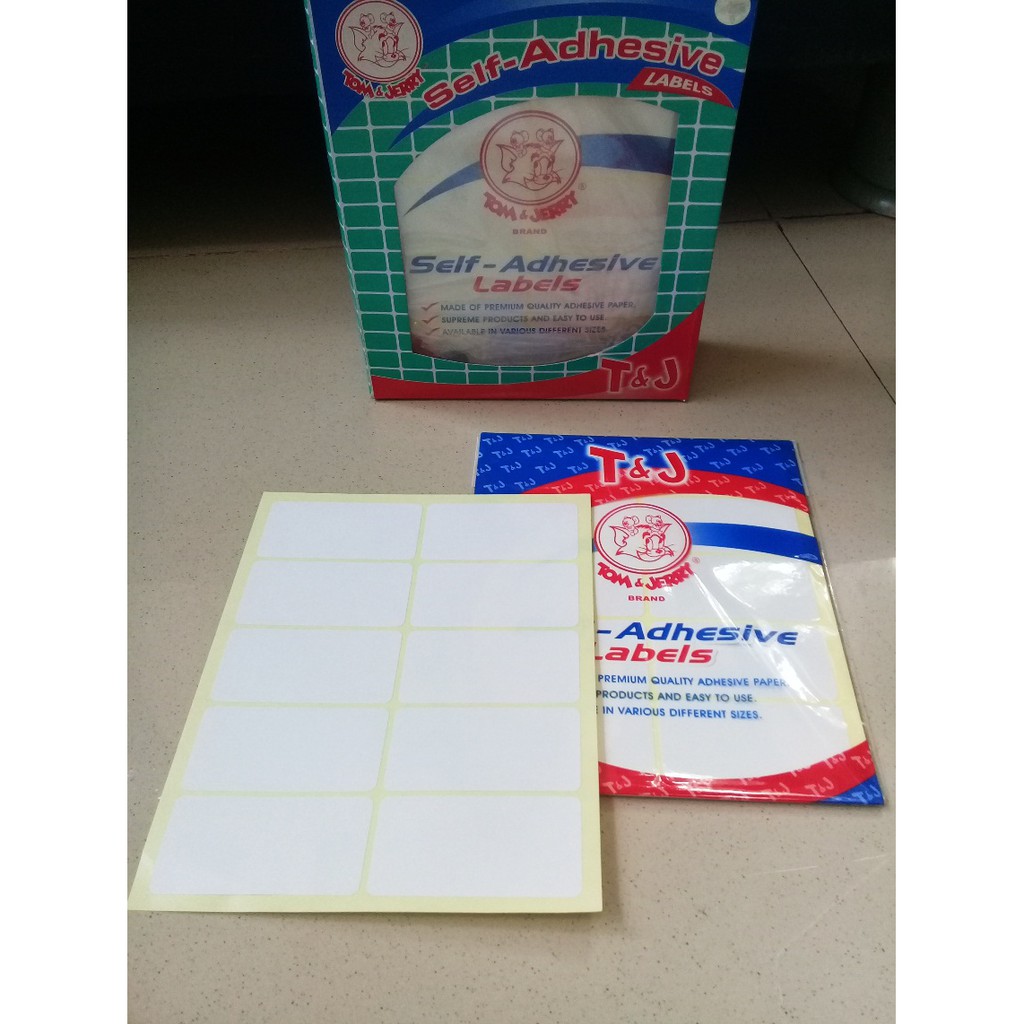 

Label Nama Undangan 38x75mm Pack 10 lembar - Tom & Jerry 121