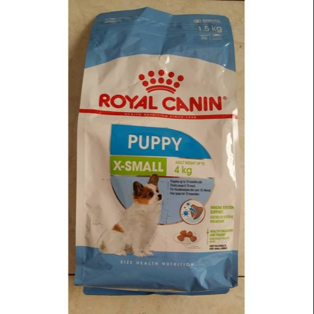 Royal canin Puppy x-small 1,5 kg makanan anak anjing 1,5kg