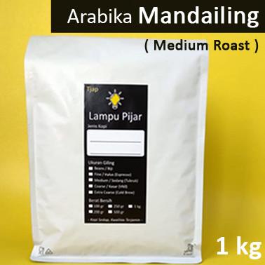 

Arabika Mandailing 1 kg - Medium Roast - Biji Kopi 1kg