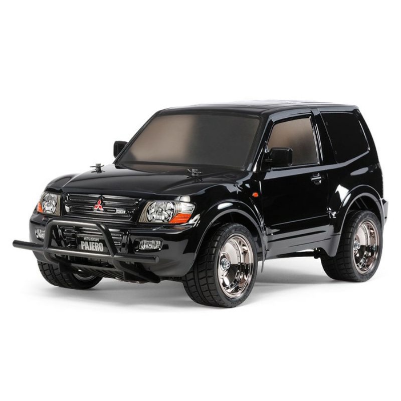 58627 Tamiya Tamiya Electric RC Car Series 1 / 10RC Mitsubishi Pajero Low Ride Custom Black Body (CC