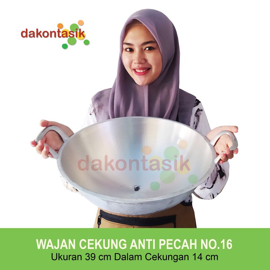 DAKONTASIK - WAJAN KUALI KATEL CEKUNG 1 SET ISI 5