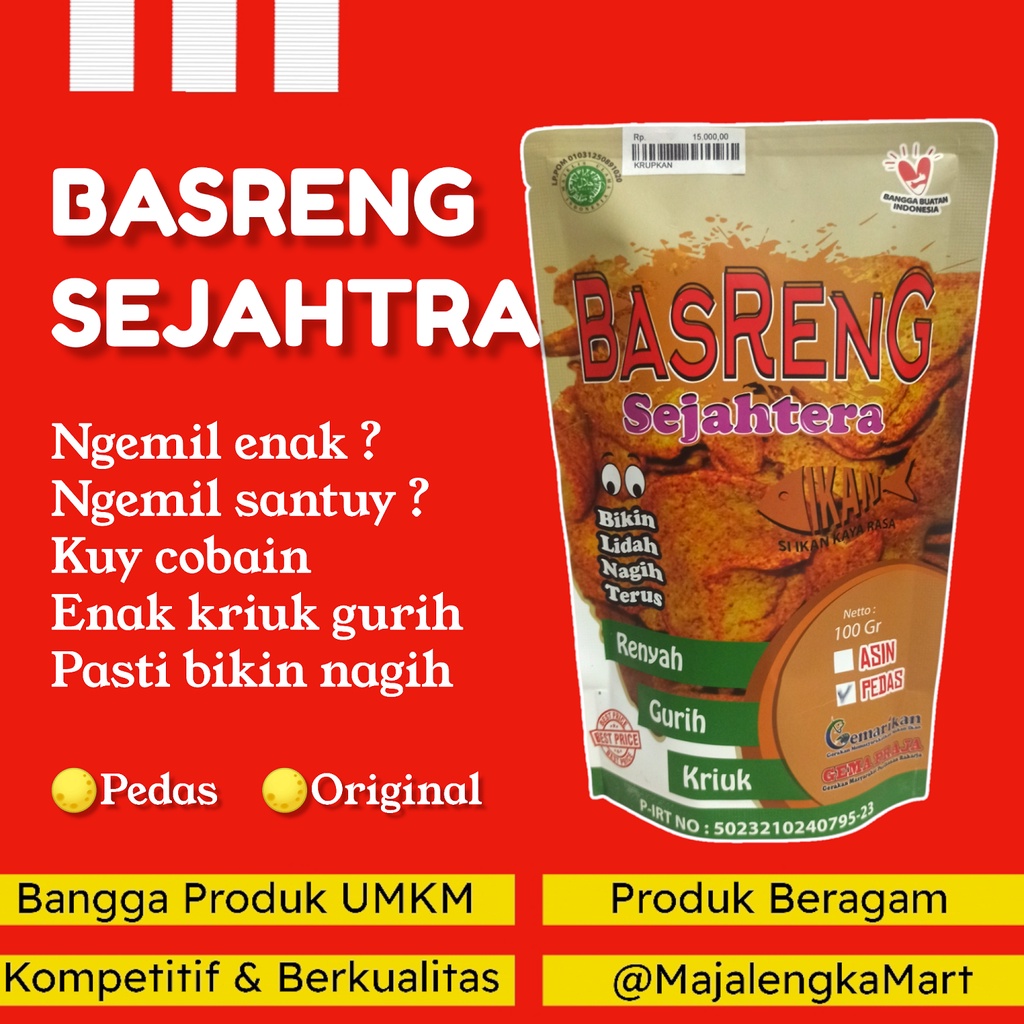 

Basreng Pedas SEJAHTERA Basreng Murah Basreng Kiloan Majalengka Mart