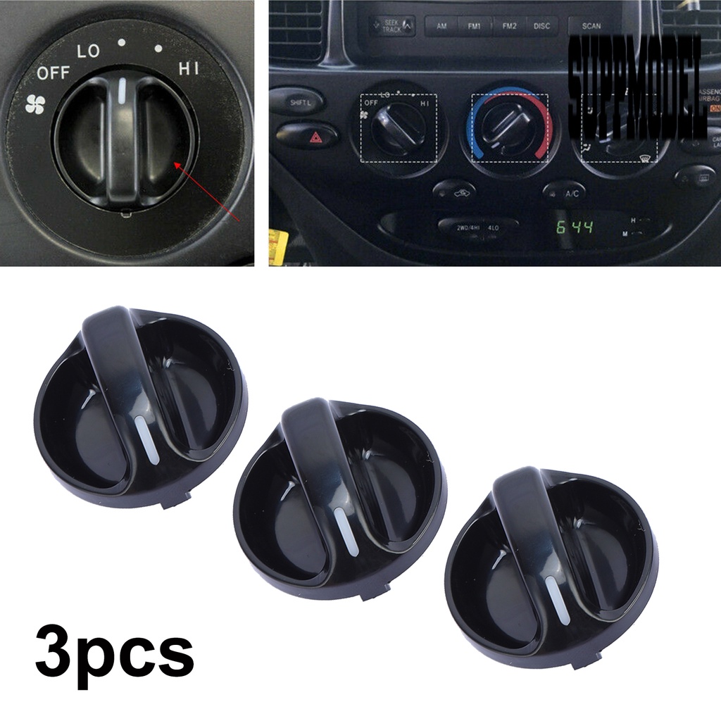 Suppmodelx &lt; 3Pcs Knob Saklar Ac Mobil TOYOTA Sturdy 55905-0C010