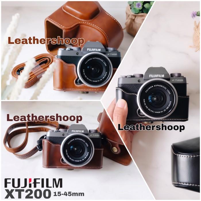 Fujifilm Xt200 Fuji X-T200 Leather Case Cover