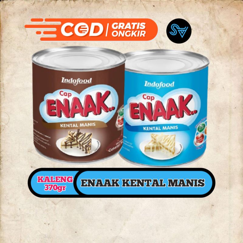 

Susu Kental Manis Cap Enaak 370gr Rasa Coklat Putih 370 Gr [Gratis Ongkir]