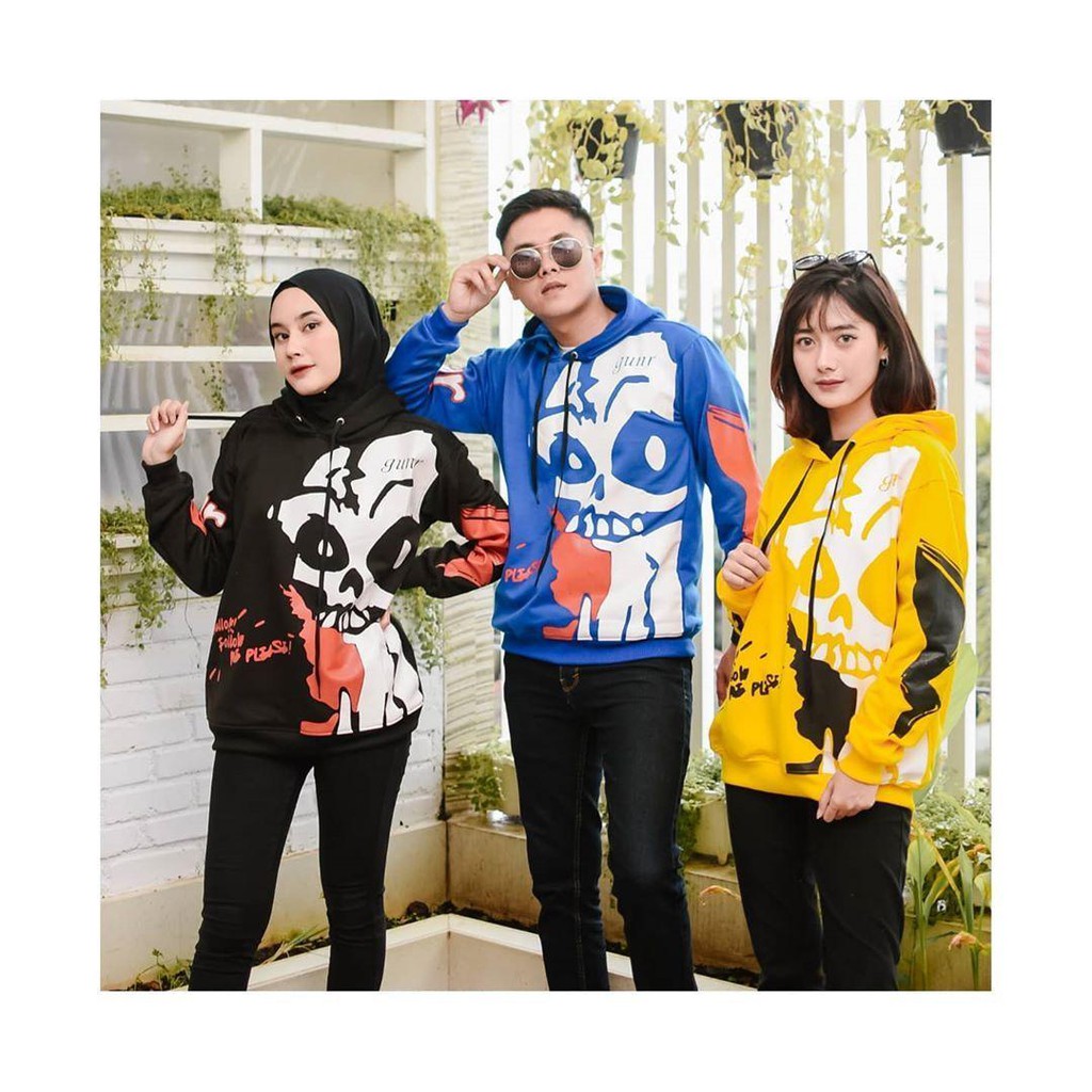 Skull Hodie | Sweater Terbaru | Sweater Fleece