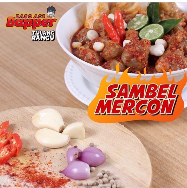 

BASO ACI MERCON ( pedas bisa di atur sesuai selera)