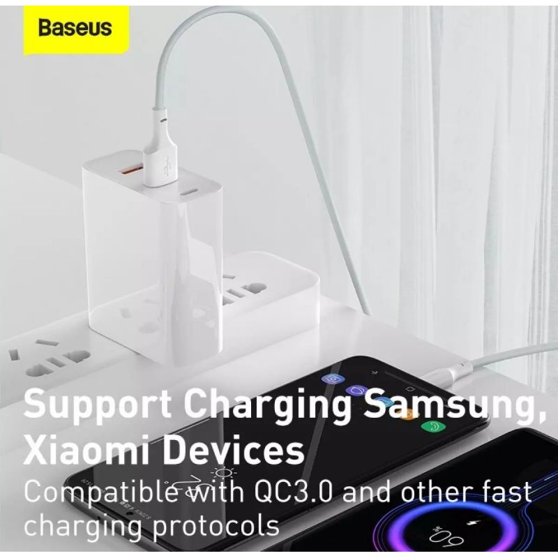 Baseus Kabel Charger Type C 5A/40W Fast Charge