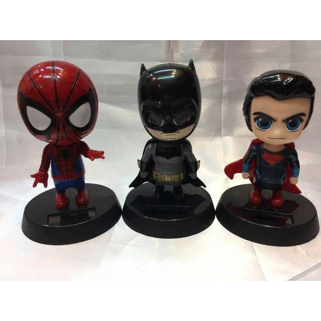 03915 pajangan superman pajangan goyang batman figure mobil spiderman