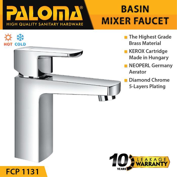 PALOMA FCP 1131 Keran Mixer Wastafel Cuci Tangan Panas Dingin Kran Air