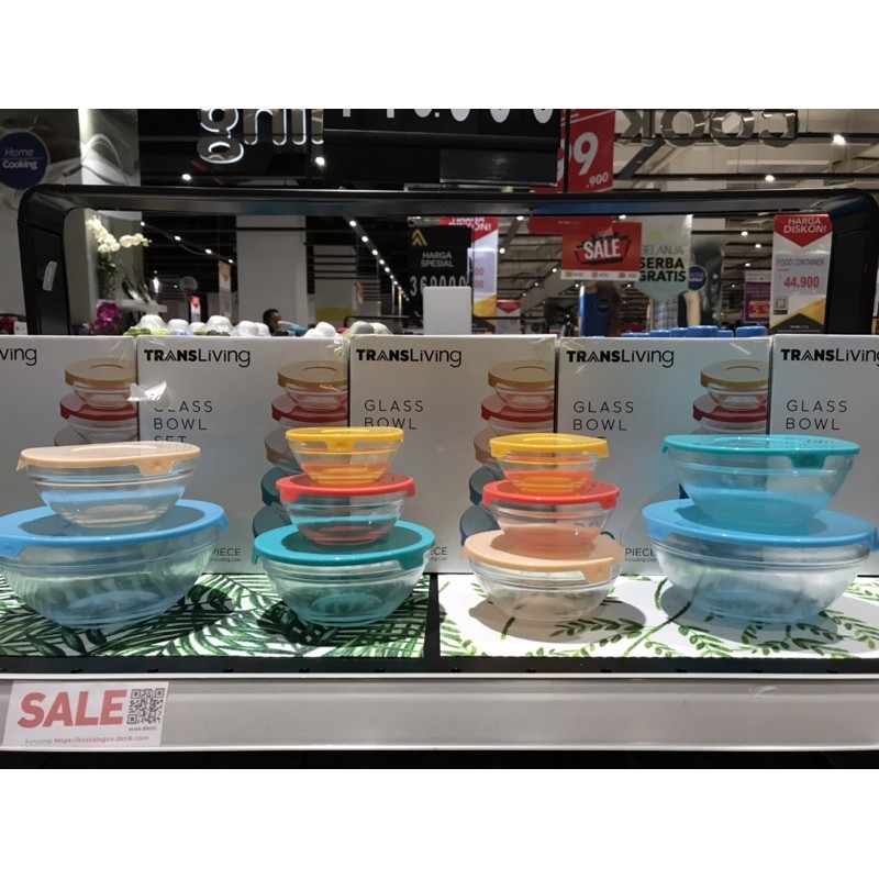Transliving Glass Bowl set