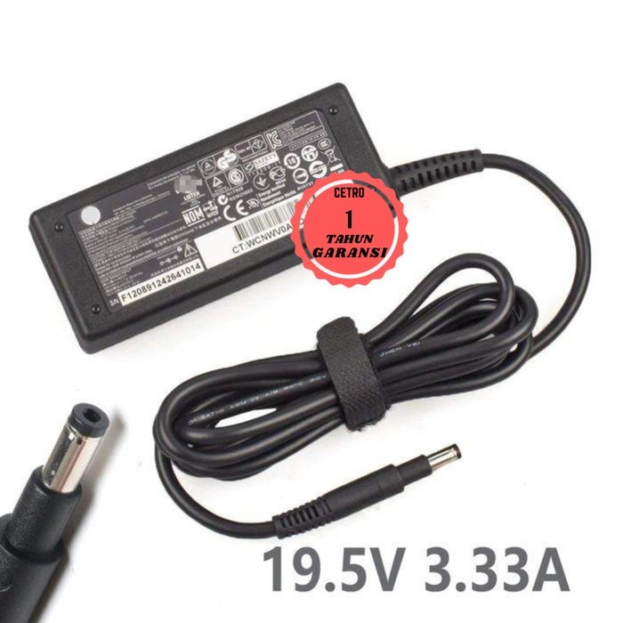 Adaptor Charger Laptop Hp Sleekbook 14 14-b000 Envy 4 Pavilion 14-b039TU 65W